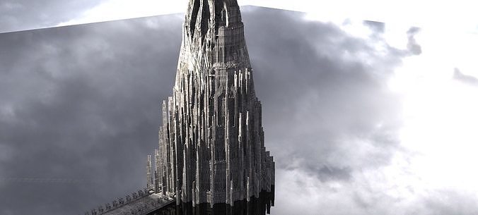 Babylon Tower Future Version 3D model