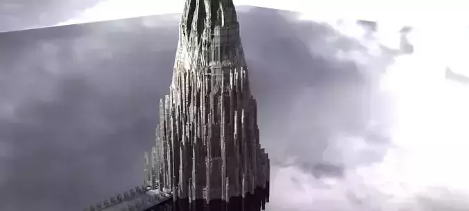 Babylon Tower Future Version 3D model
