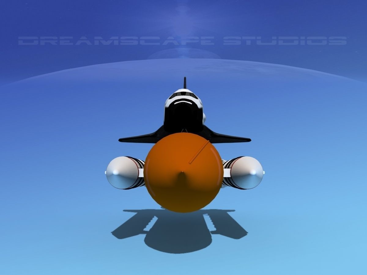 Space Shuttle Endeavour Launch LP 1-4 3D model_2