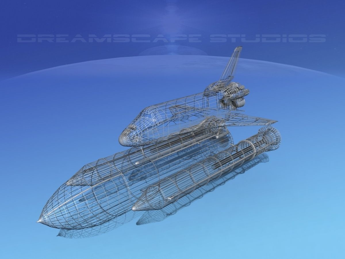 Space Shuttle Endeavour Launch LP 1-4 3D model_12