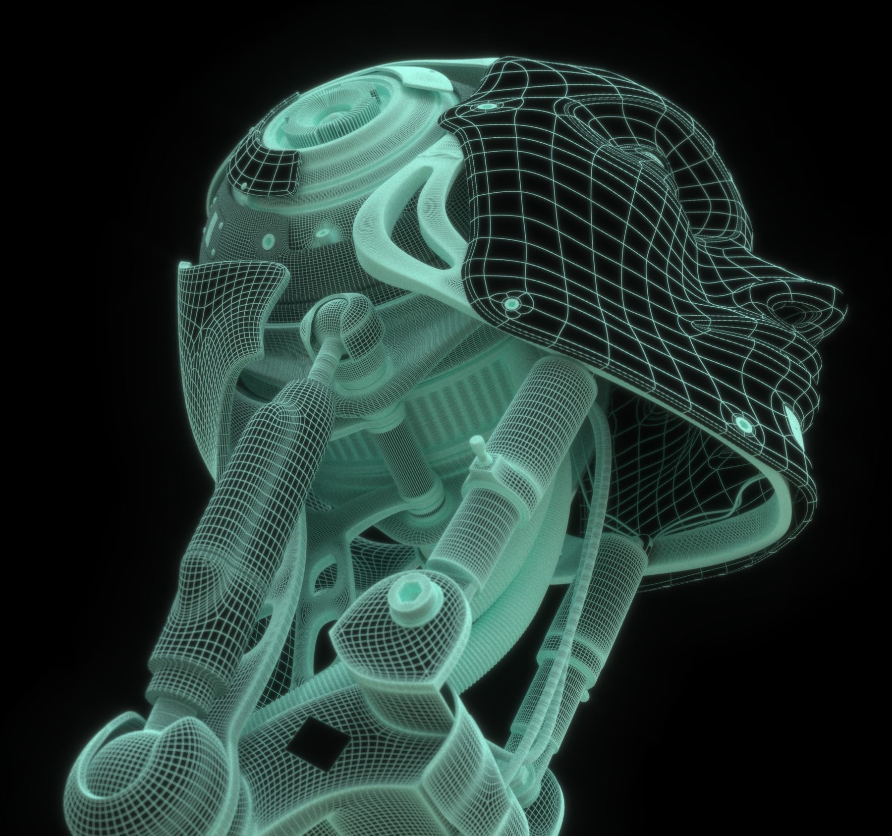 ANDROID HEAD 3D model_4