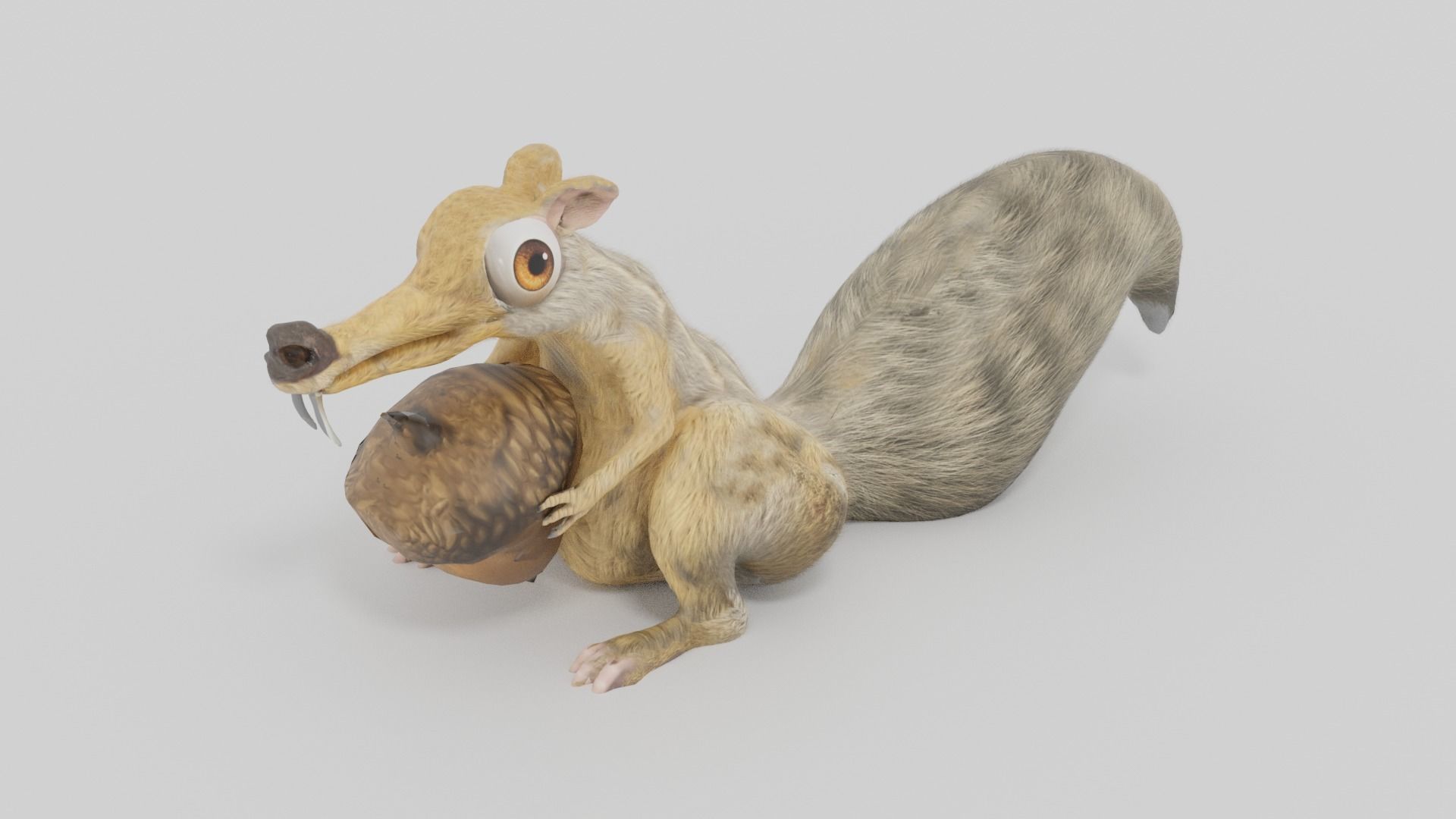 squirrel 3D model_2
