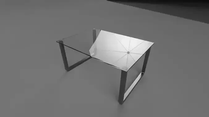 Table with glass top