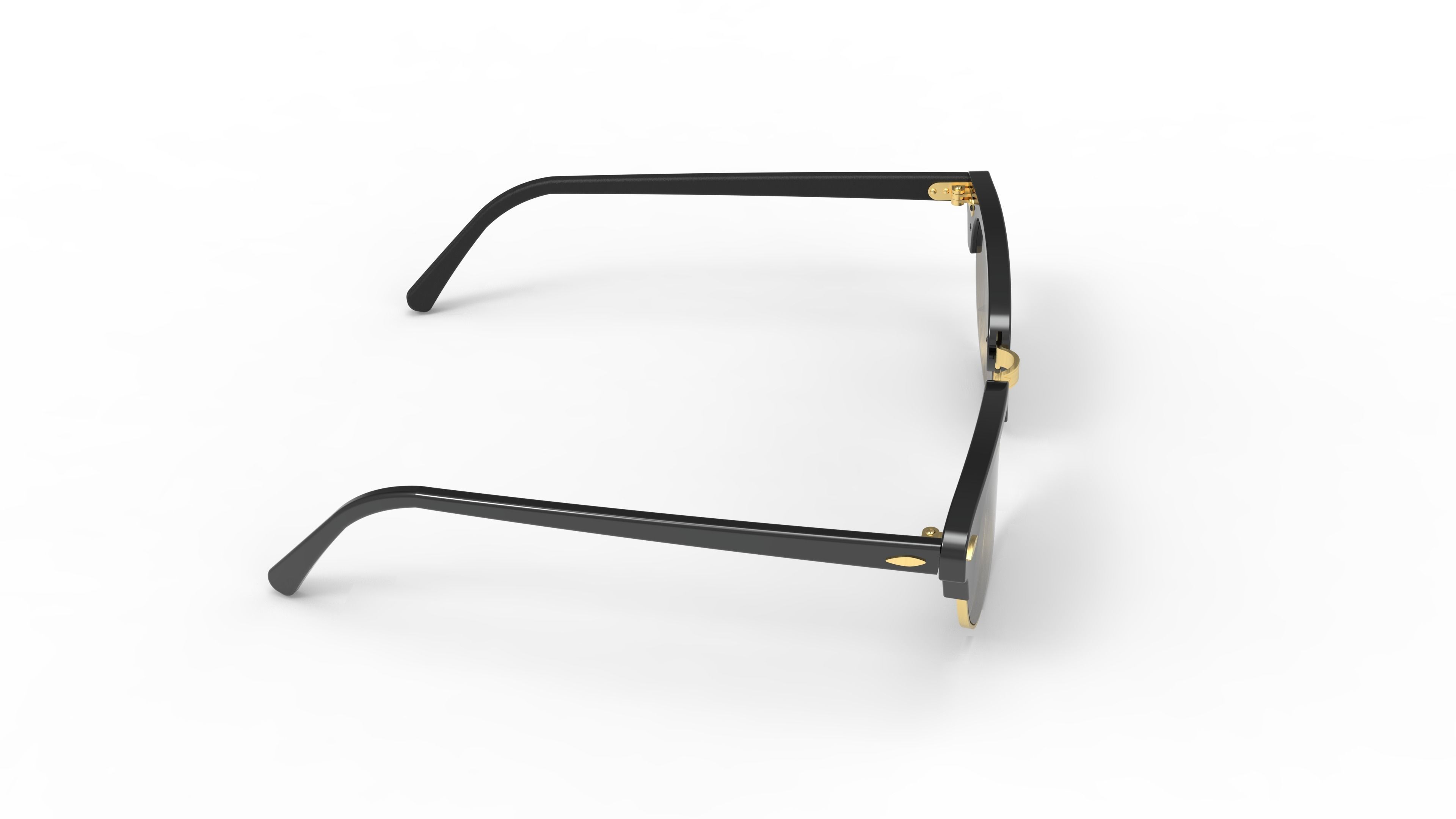 Ray-Ban Clubmaster Eyeglasses 3D model_3