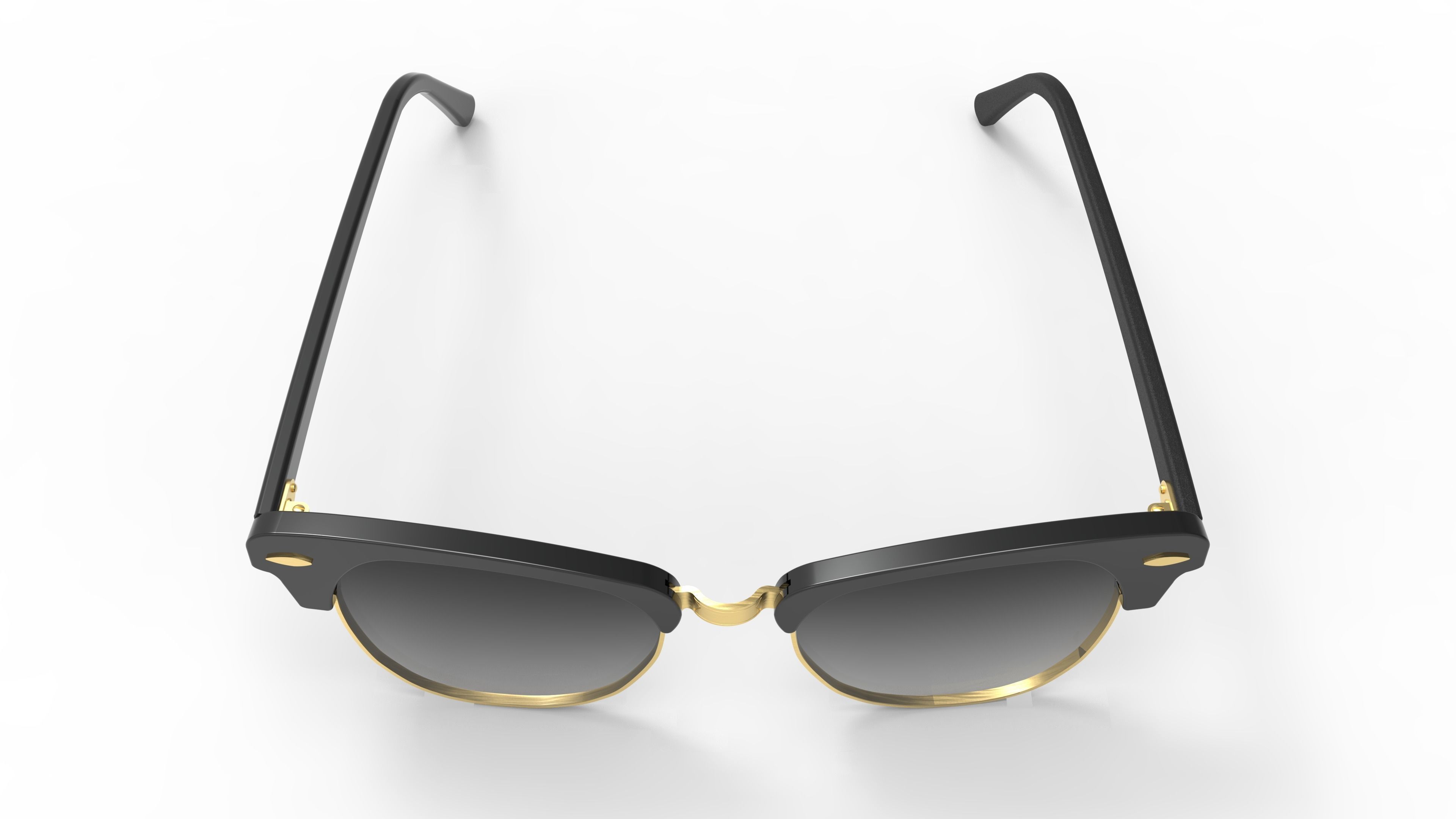 Ray-Ban Clubmaster Eyeglasses 3D model_8