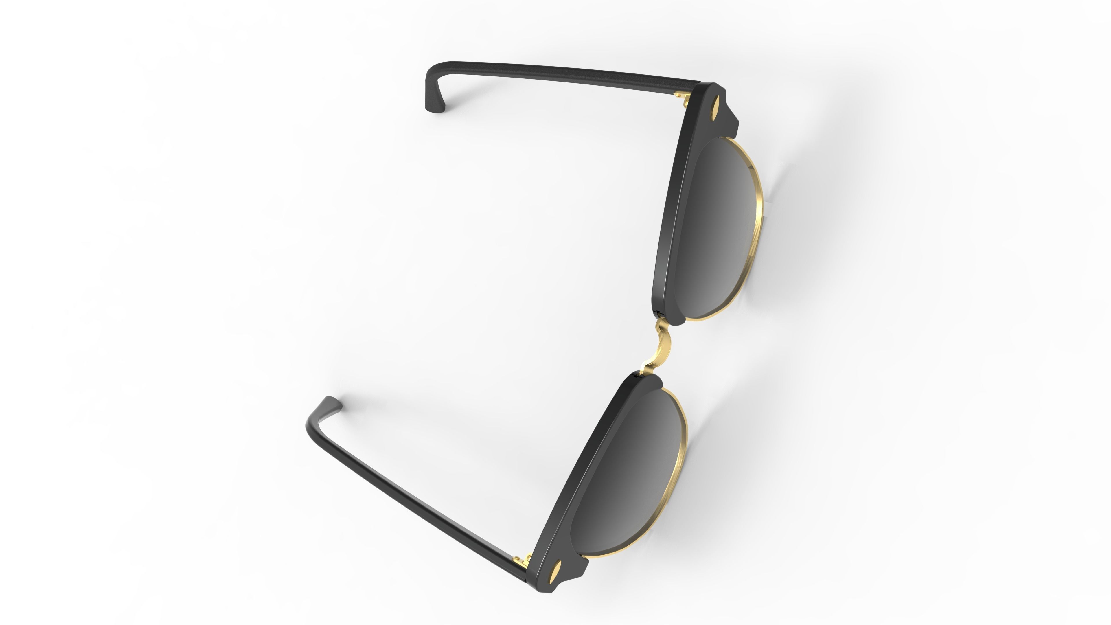 Ray-Ban Clubmaster Eyeglasses 3D model_9