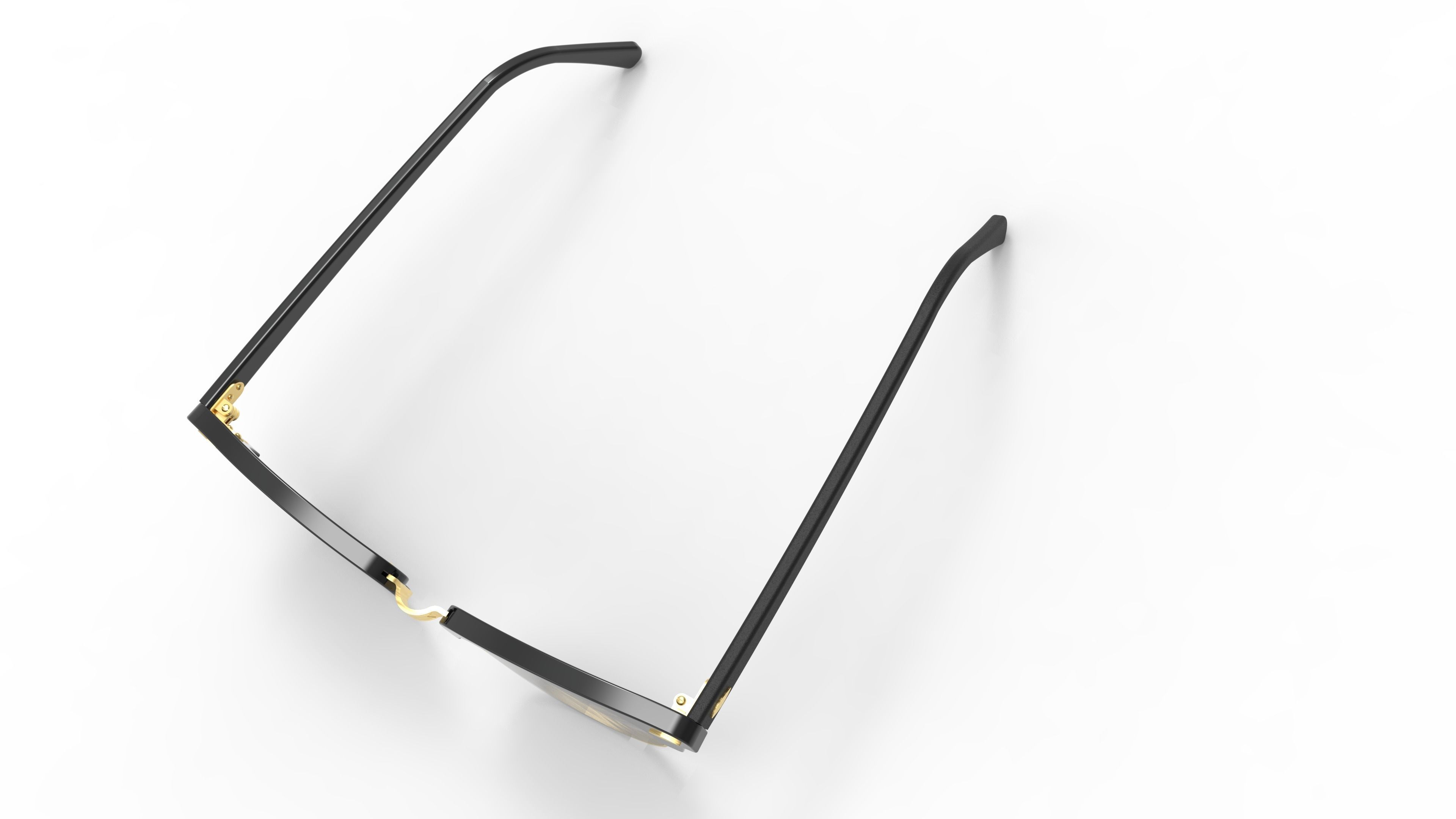 Ray-Ban Clubmaster Eyeglasses 3D model_6