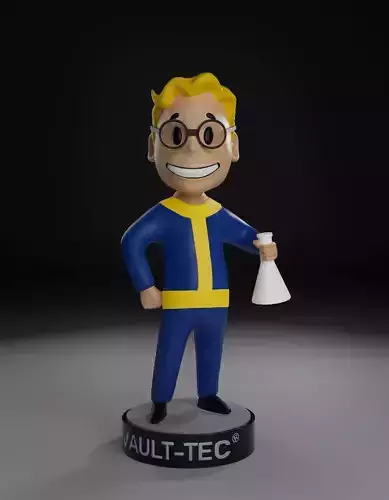 Fallout Vault Boy - 3D print model