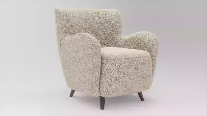Eichholz Svante Armchair with fur coat