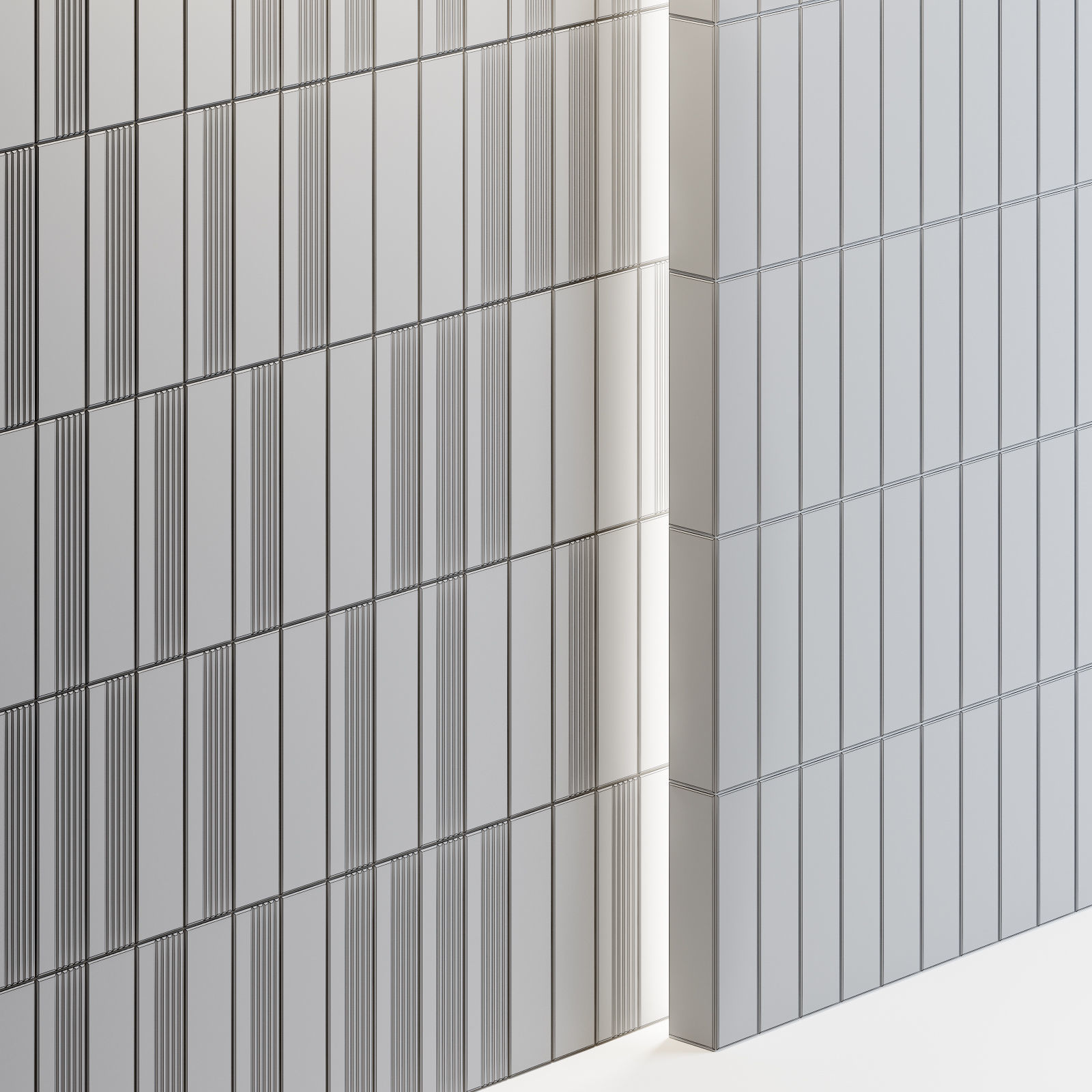 Teranova Modulo Matt Subway 3D model_1