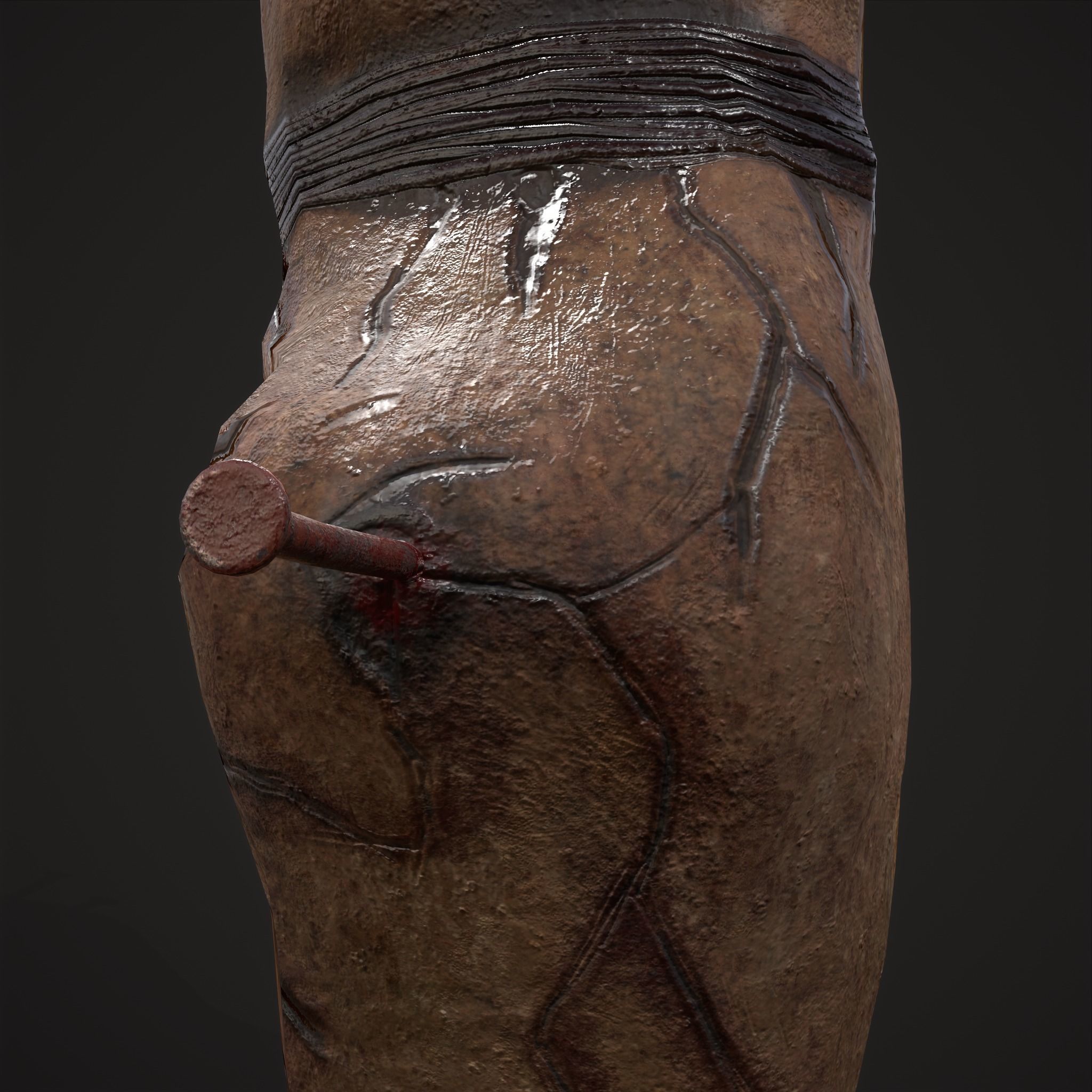 Creepy Doll Low-poly 3D model_21