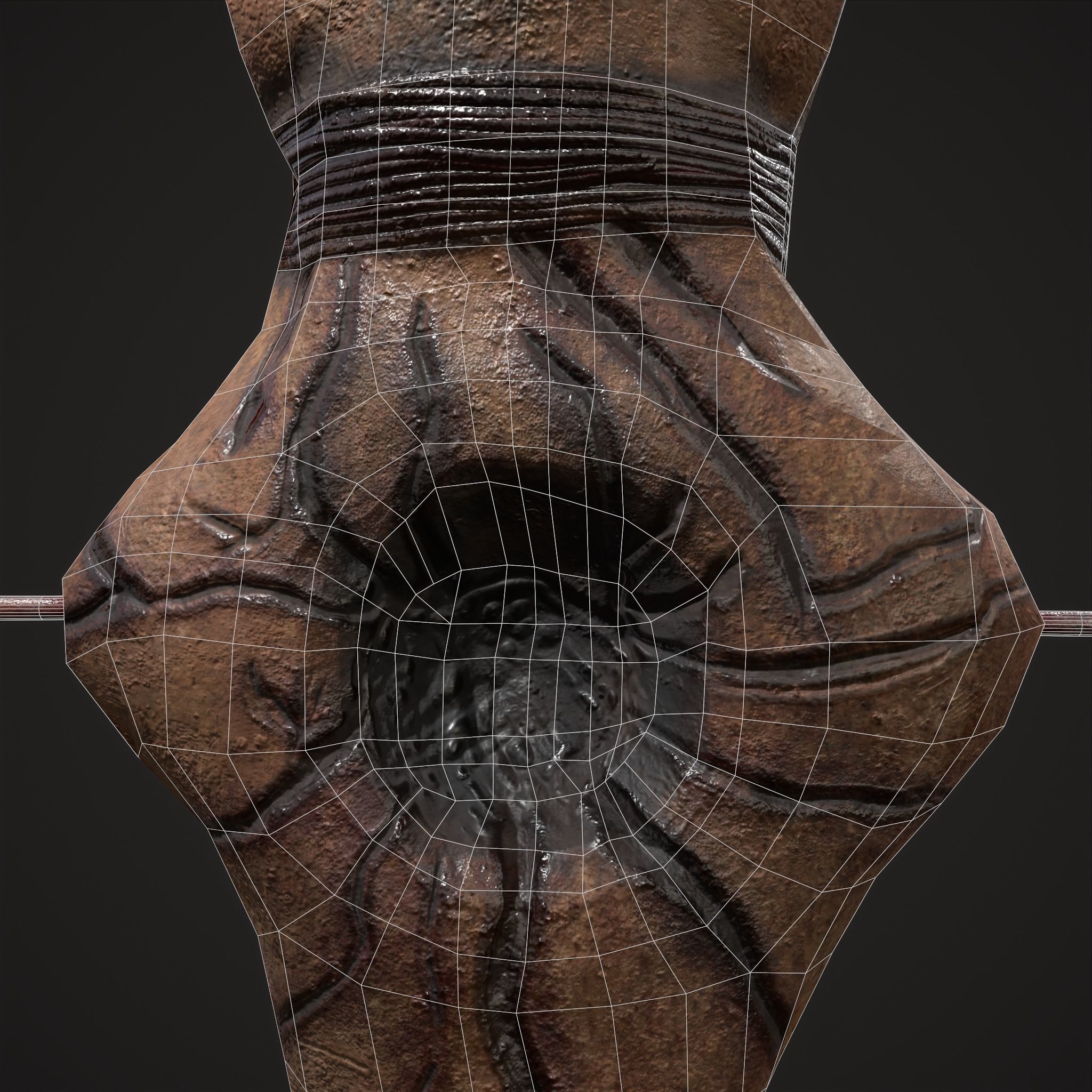 Creepy Doll Low-poly 3D model_20