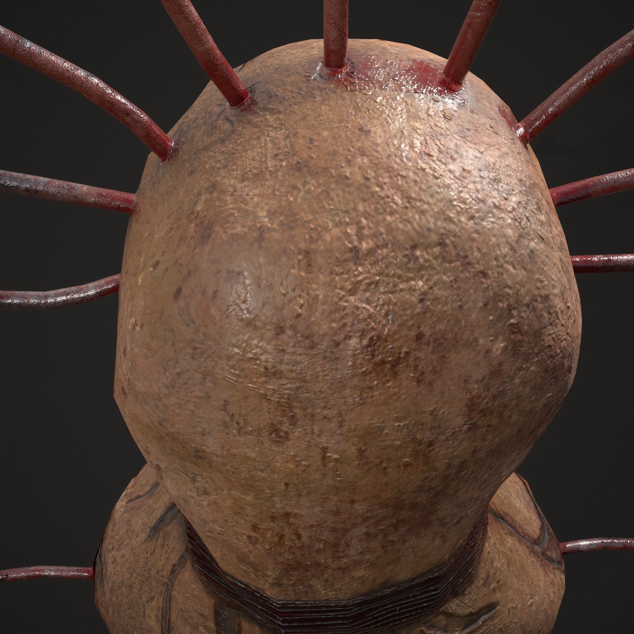 Creepy Doll Low-poly 3D model_23