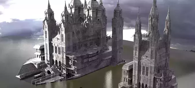 Waterfront Venice style Architecture