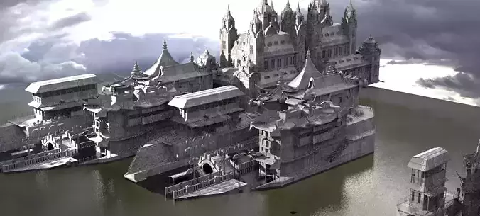 Waterfront Venice Asian Style