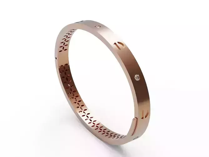 Bracelet with holes in it