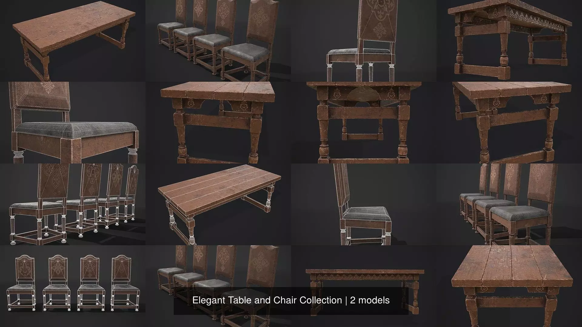 Elegant Table and Chair Collection _3