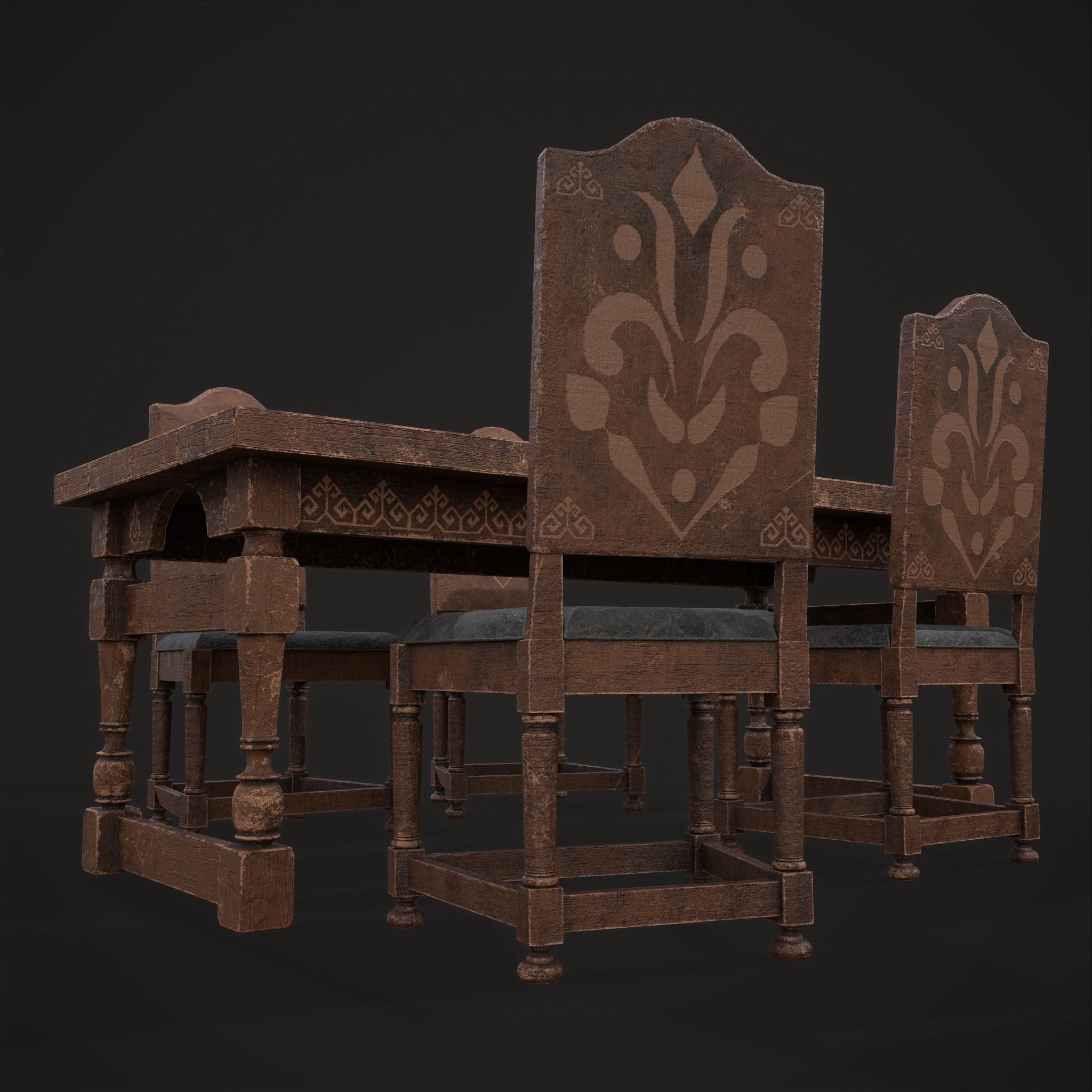 Elegant Table and Chair Collection _17