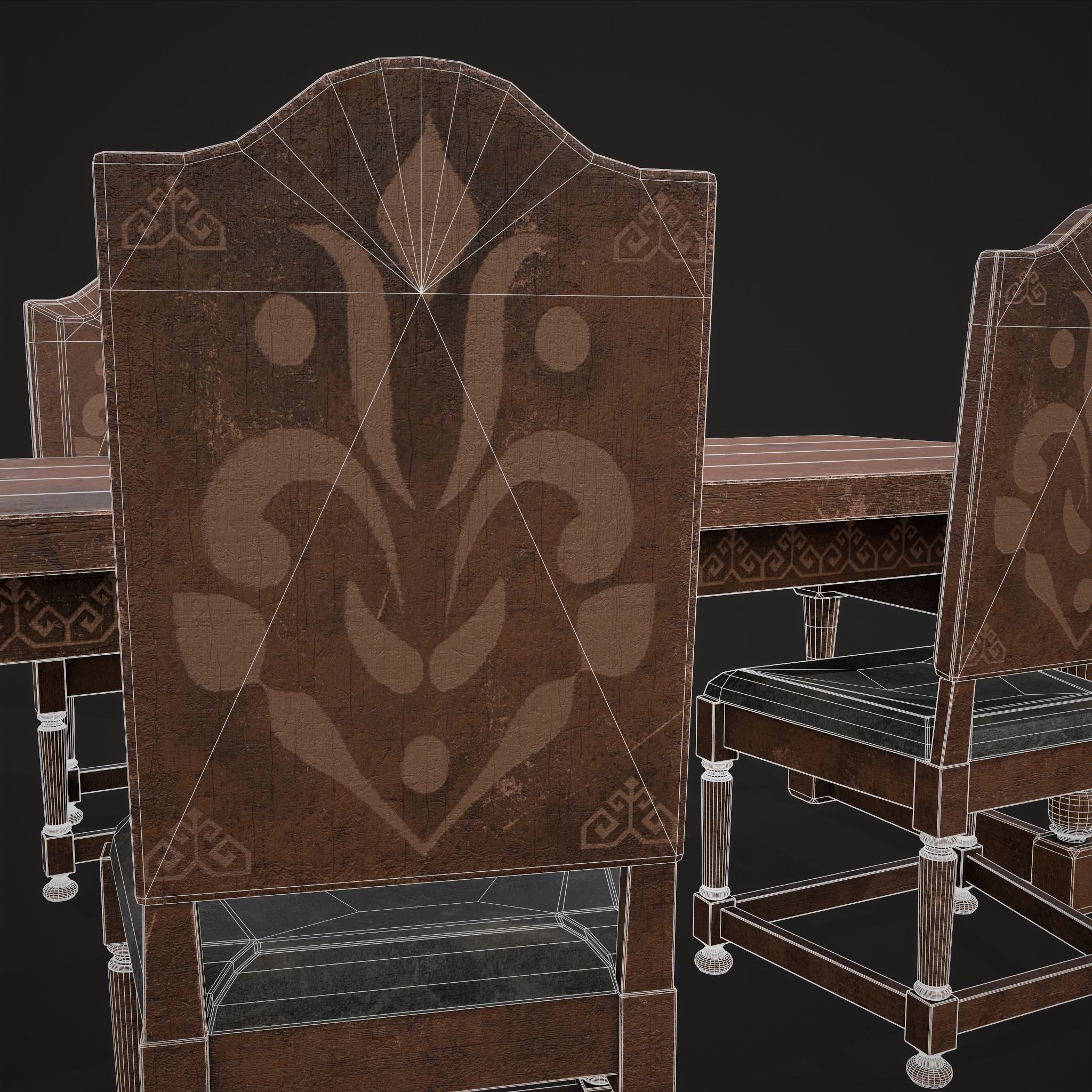 Elegant Table and Chair Collection _28