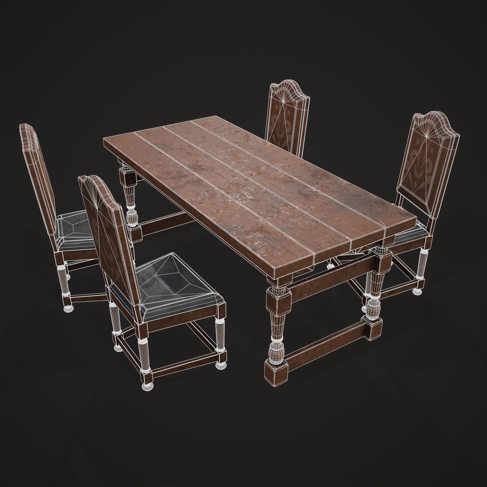 Elegant Table and Chair Collection _12