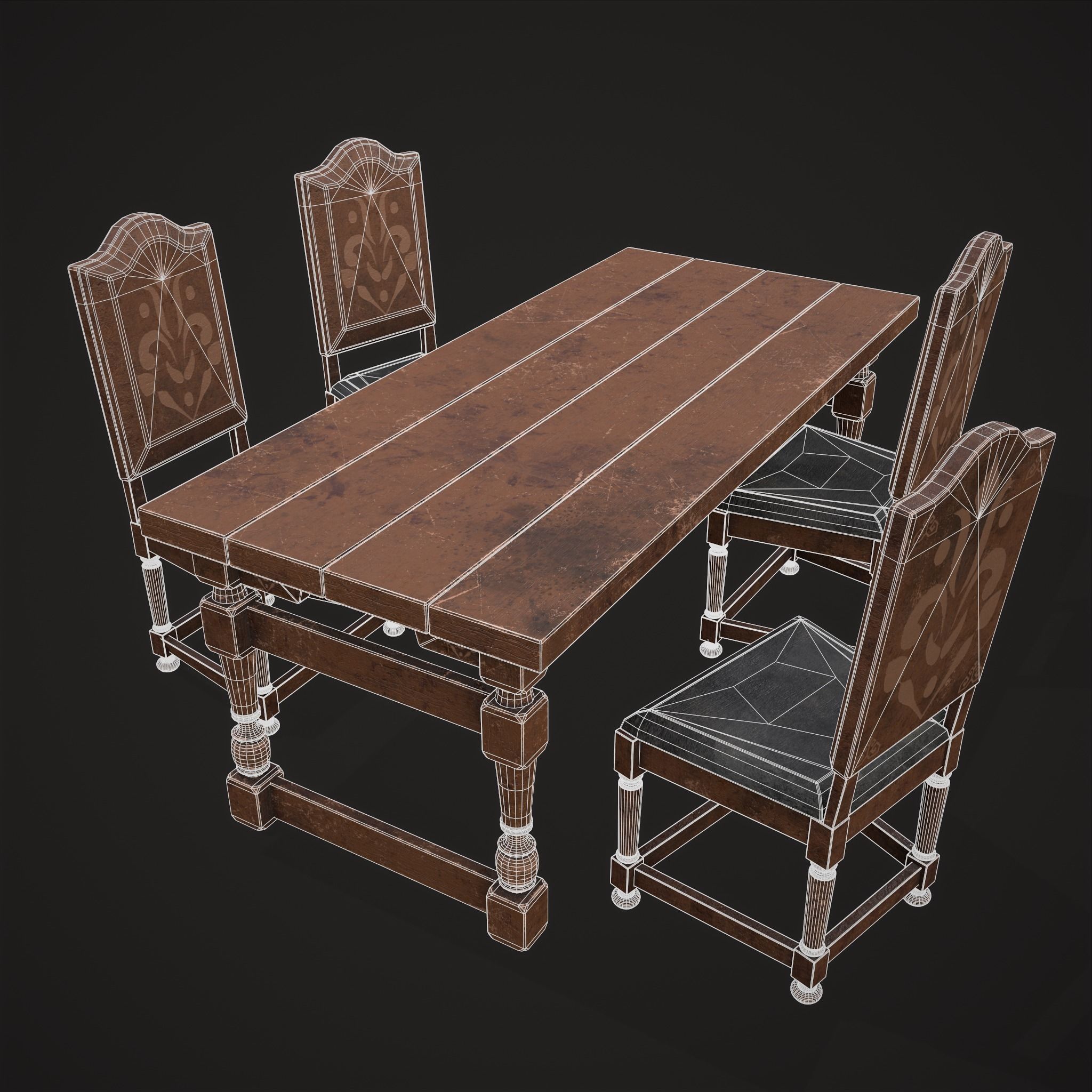 Elegant Table and Chair Collection _6