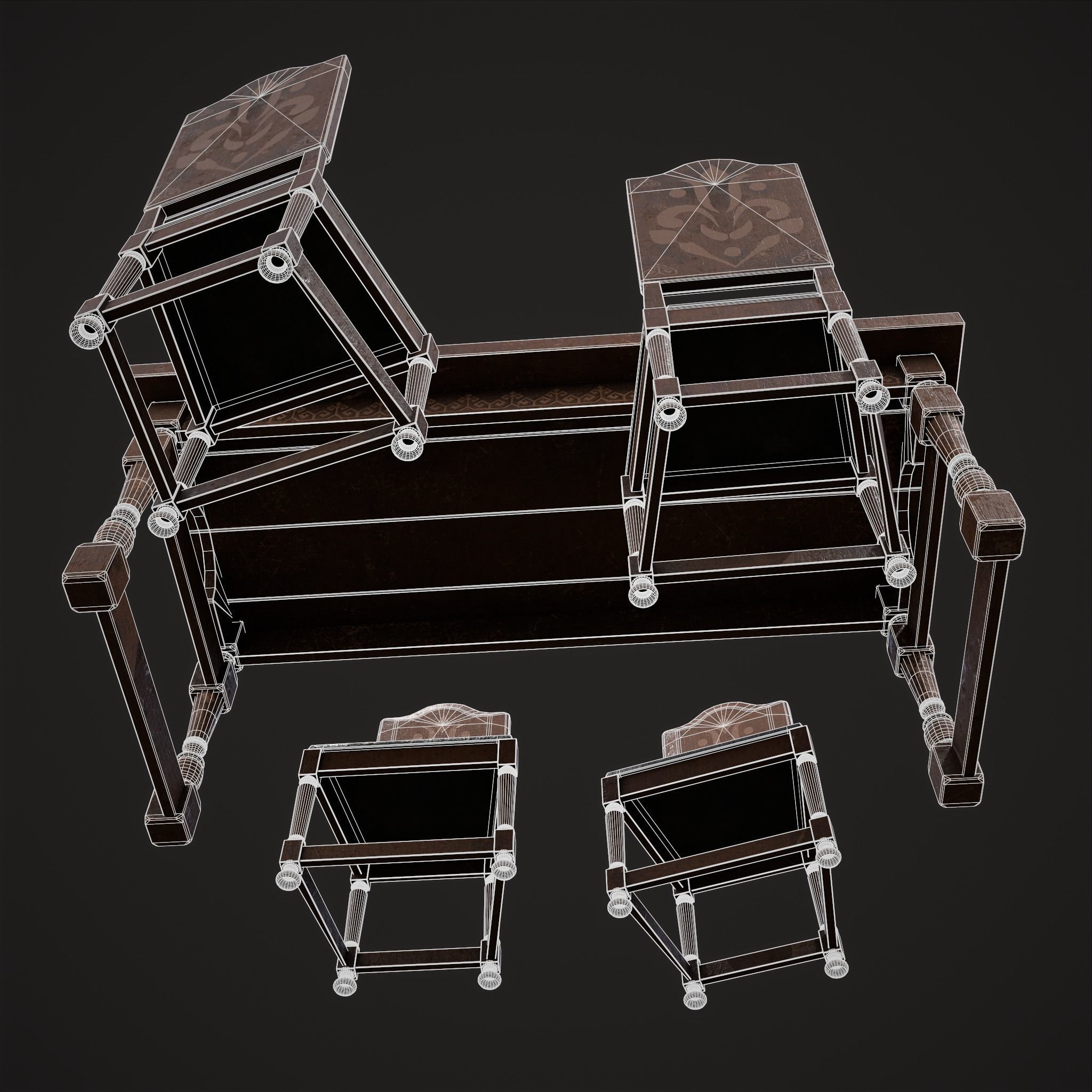 Elegant Table and Chair Collection _26