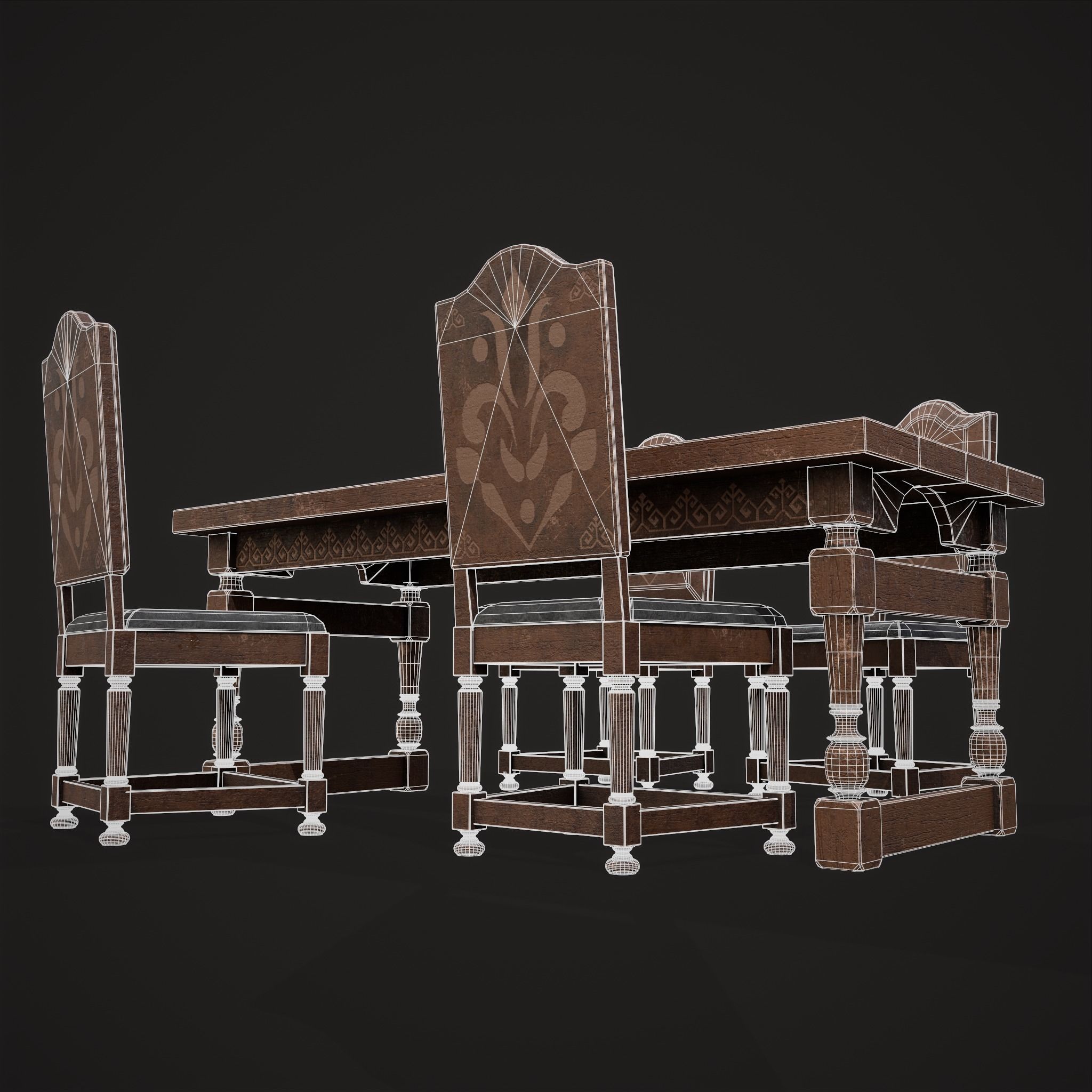 Elegant Table and Chair Collection _20