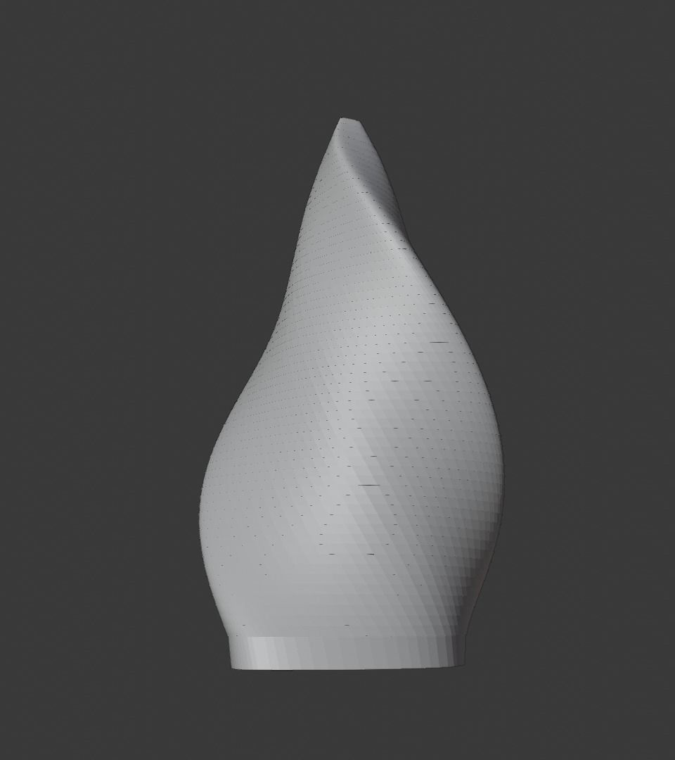 Skyscraper twisted 3D model_2