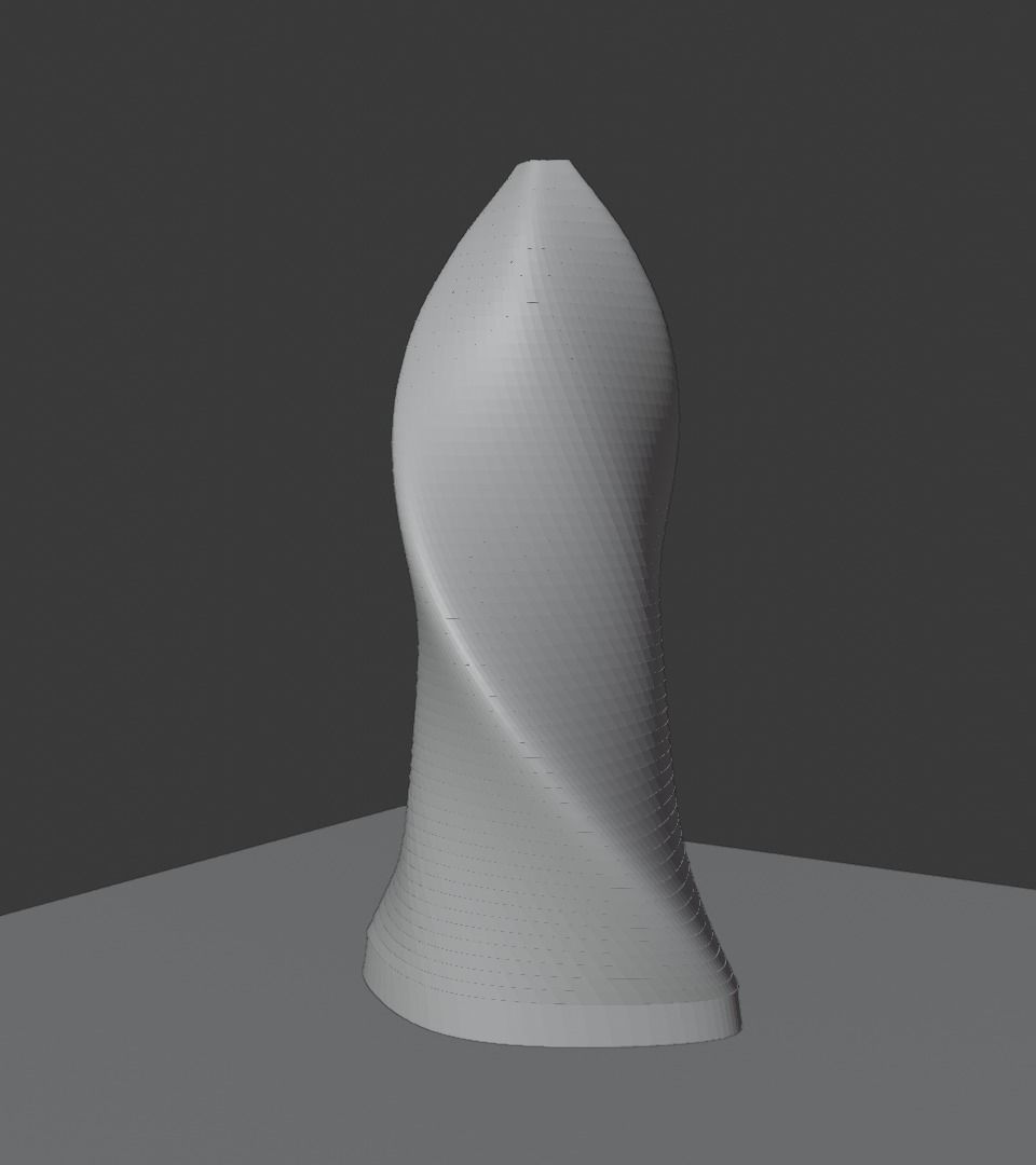 Skyscraper twisted 3D model_16