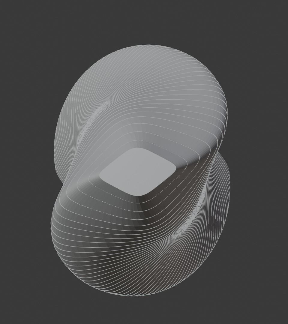 Skyscraper twisted 3D model_6