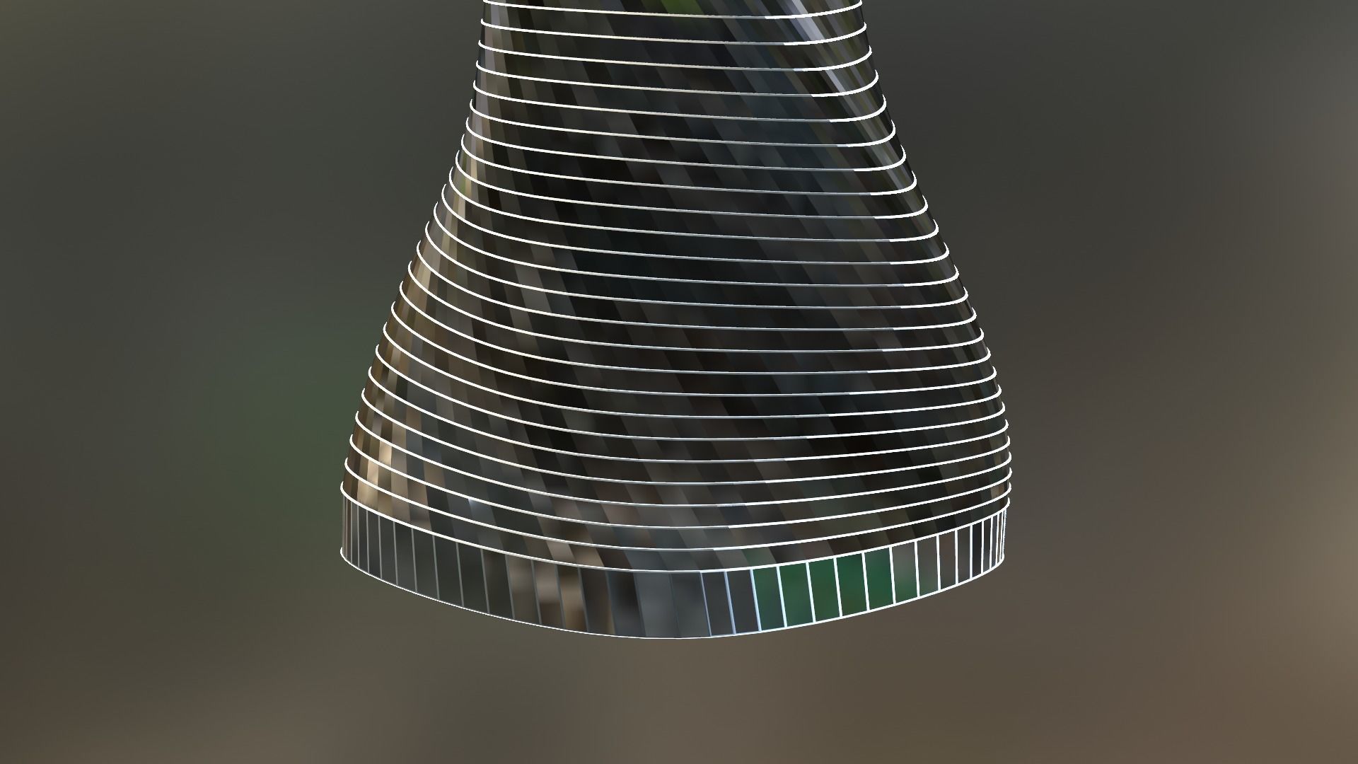 Skyscraper twisted 3D model_13