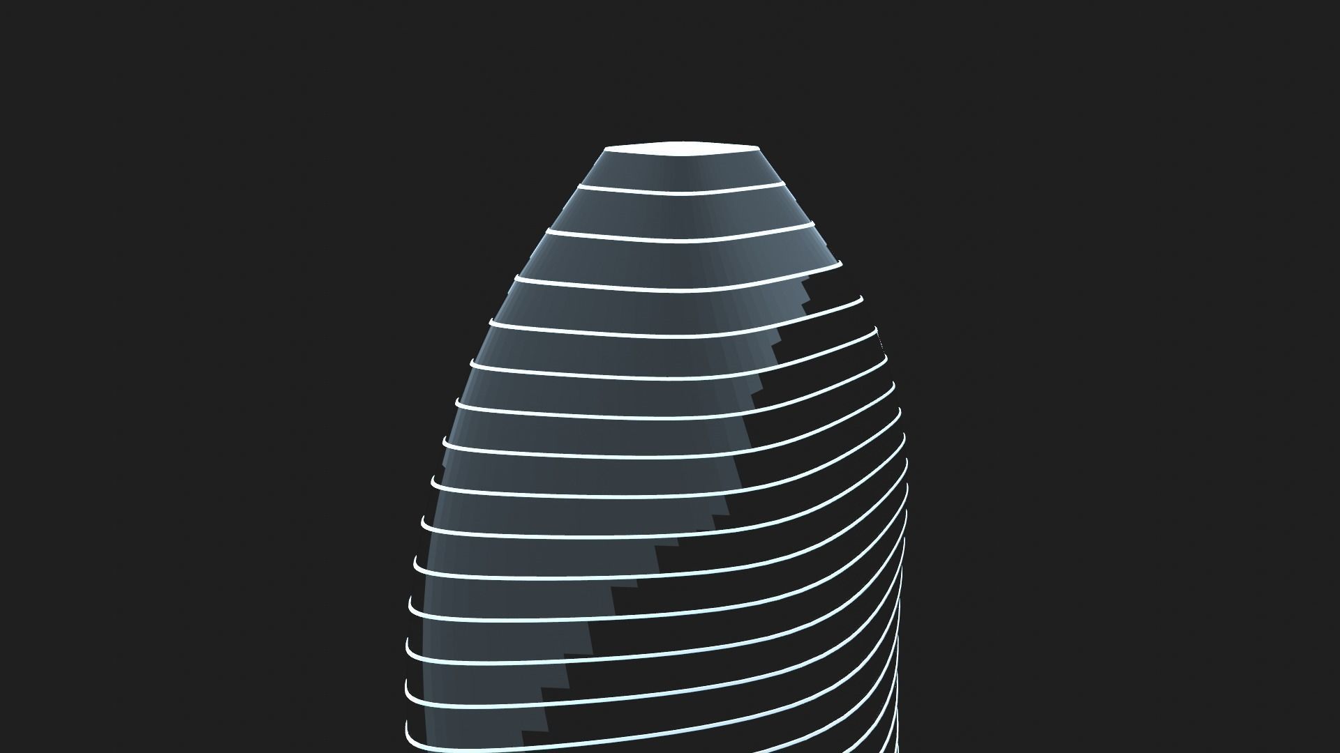 Skyscraper twisted 3D model_11