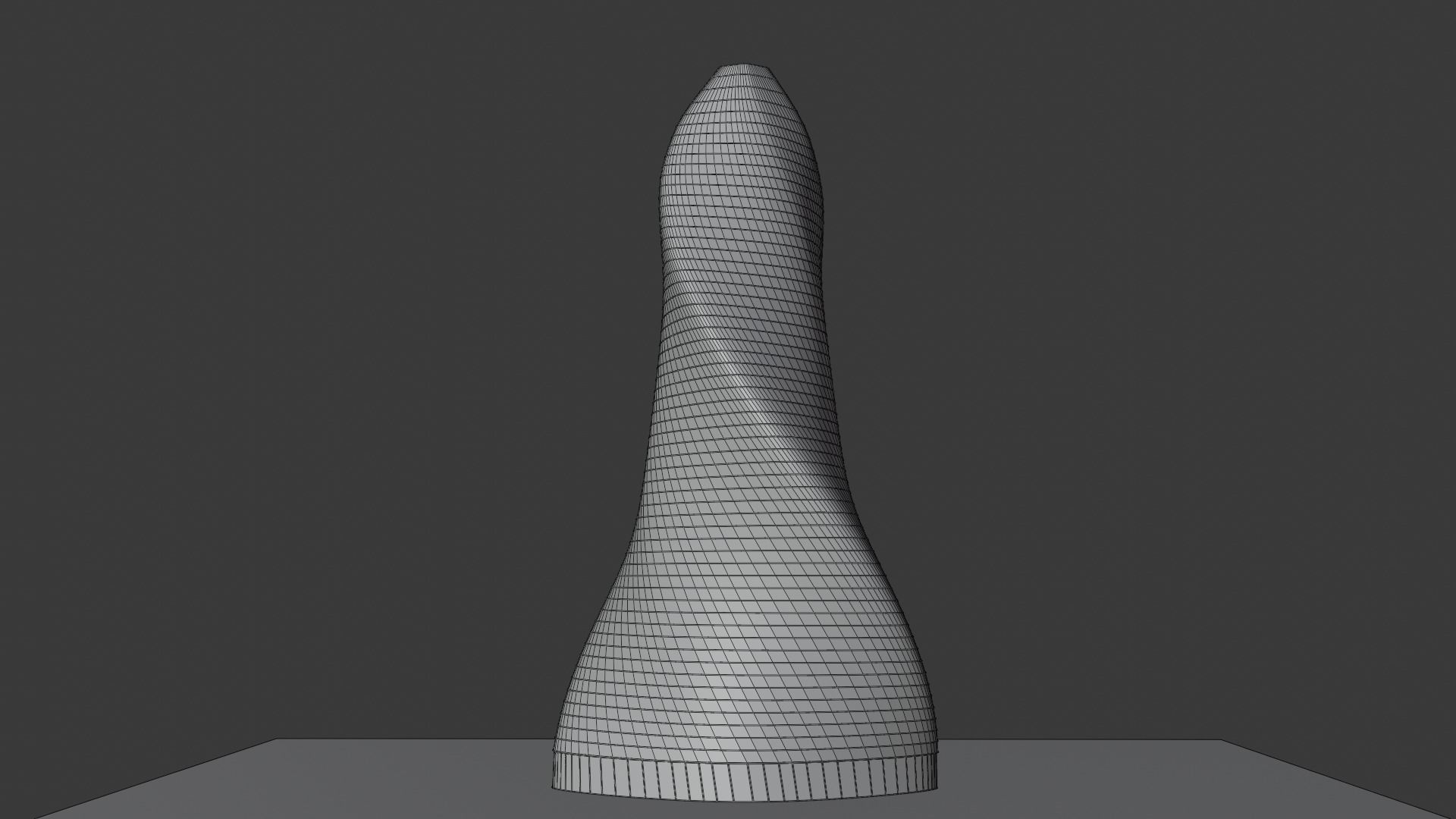 Skyscraper twisted 3D model_20