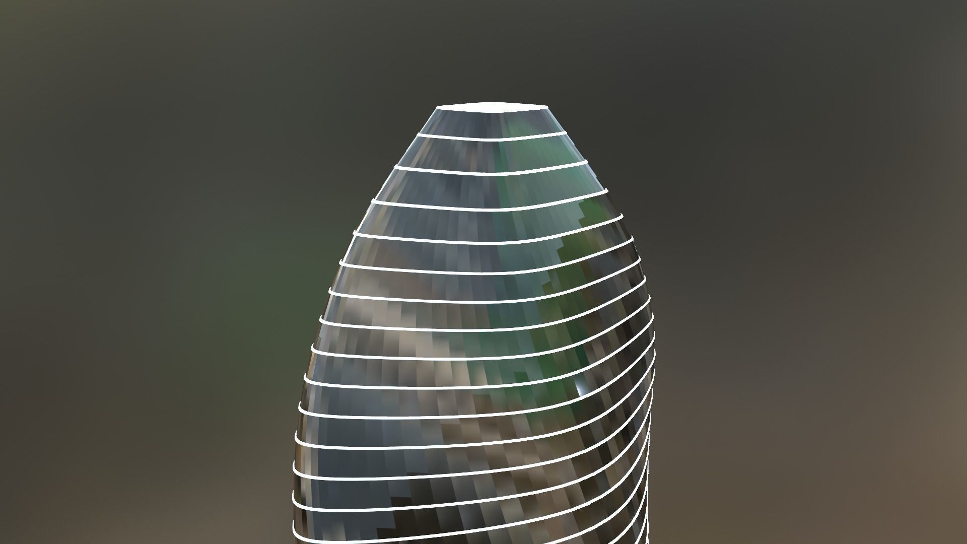 Skyscraper twisted 3D model_10
