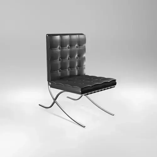 Barcelona chair black