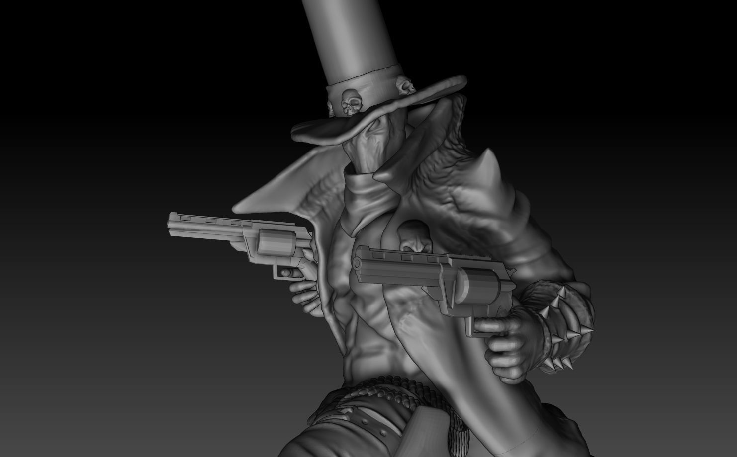 Spawn Gunslinger 3D print model_4