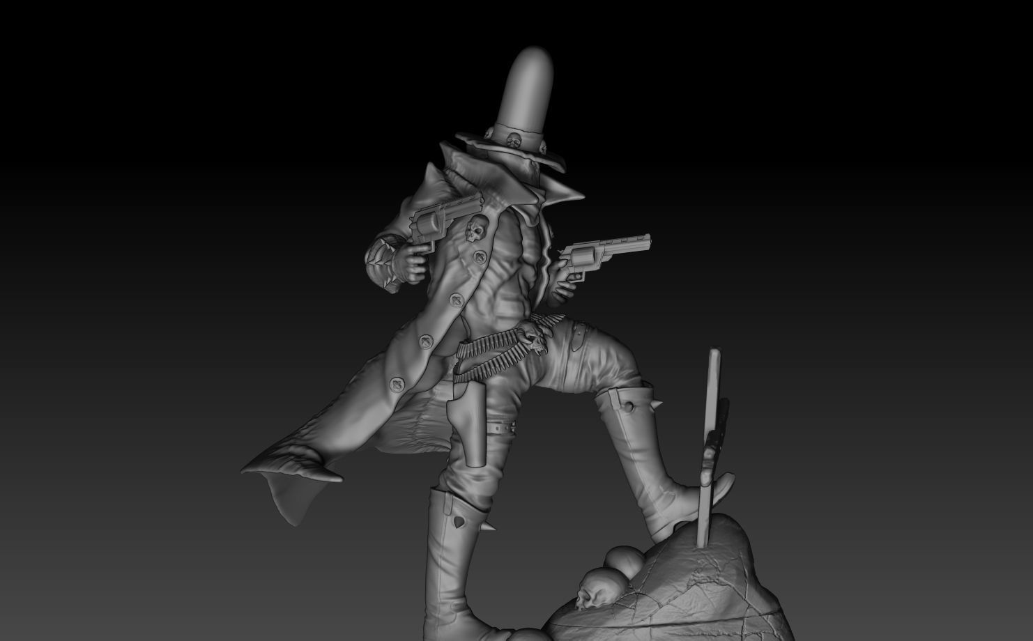 Spawn Gunslinger 3D print model_3
