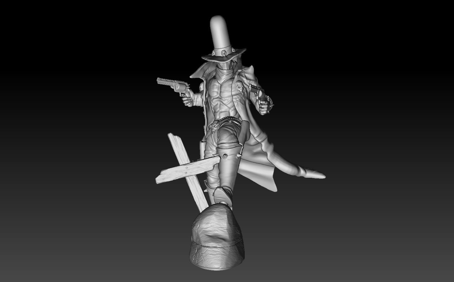Spawn Gunslinger 3D print model_1