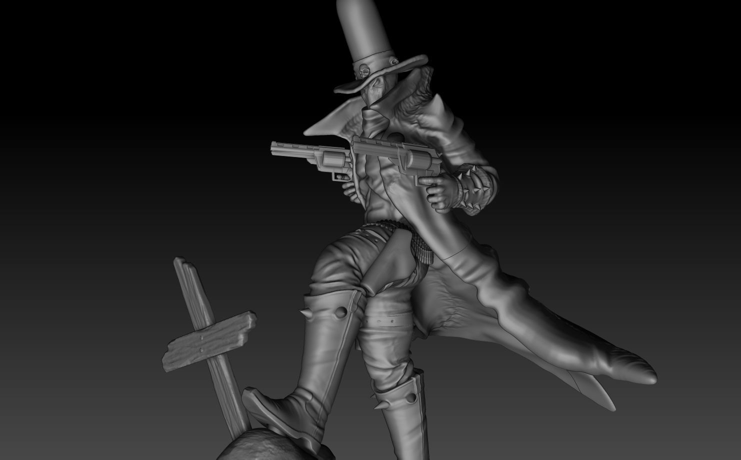 Spawn Gunslinger 3D print model_5