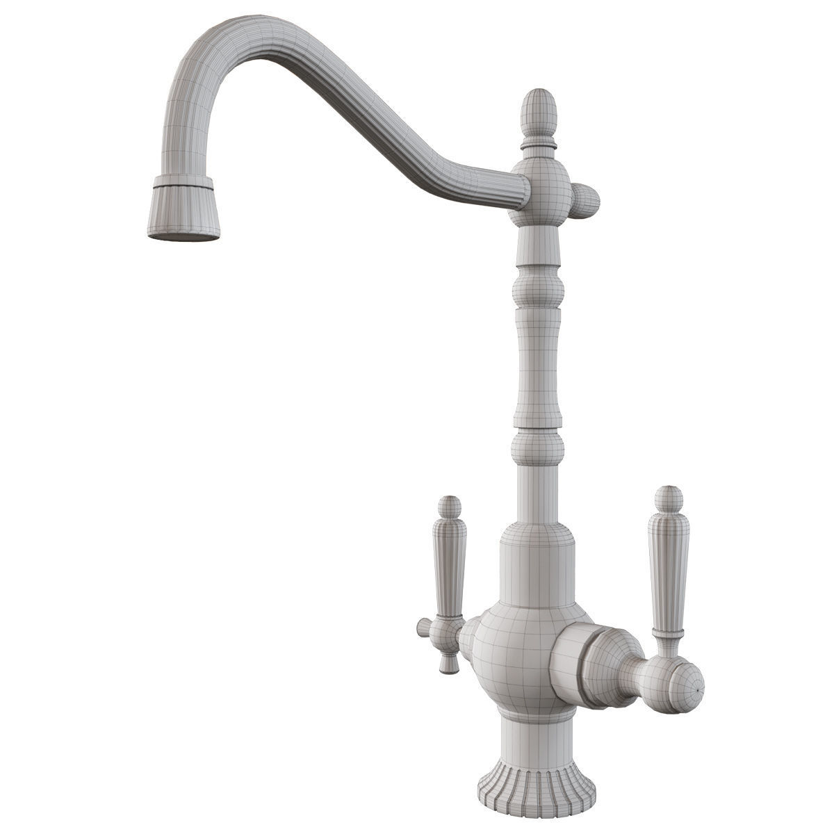 ZORG ZR 351 Kitchen Mixer 3D model_5