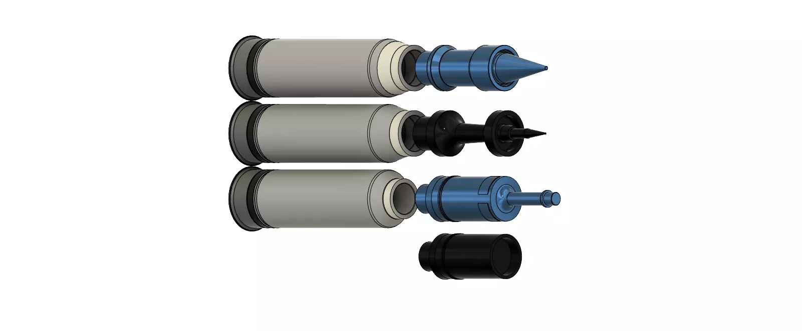 120 mm tank shells  3D print model_0