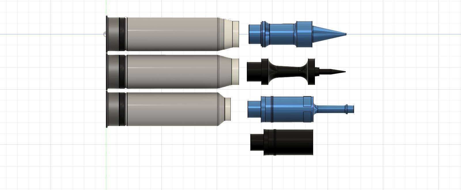 120 mm tank shells  3D print model_2