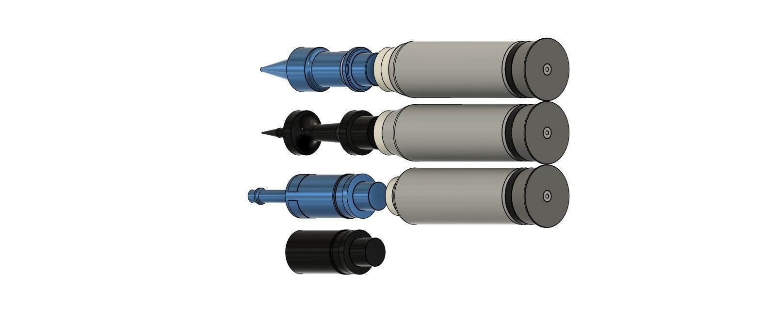 120 mm tank shells  3D print model_1