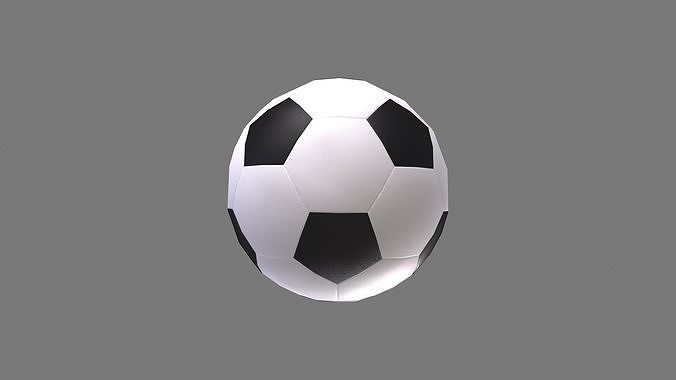 Soccer Ball Low-poly 3D model