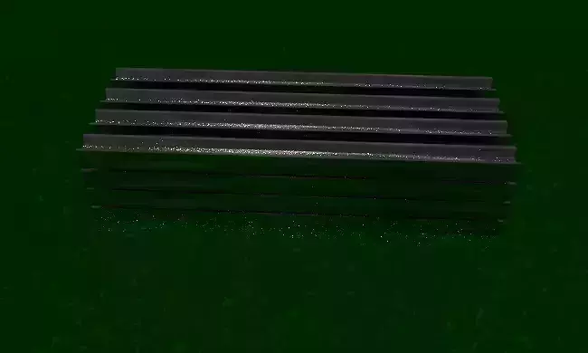 Iron set of bars on grass