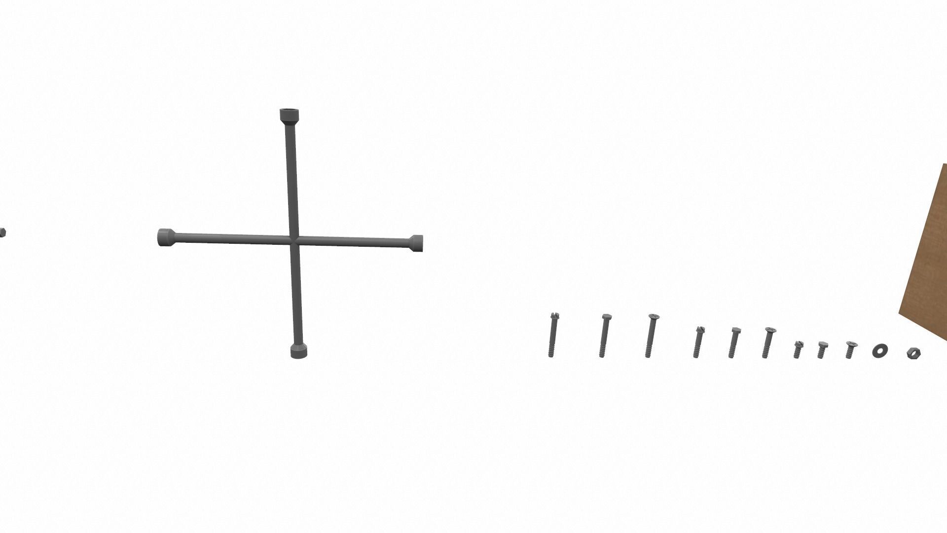 Cartoon work props pack vol 2 garage accessories 3D model_6