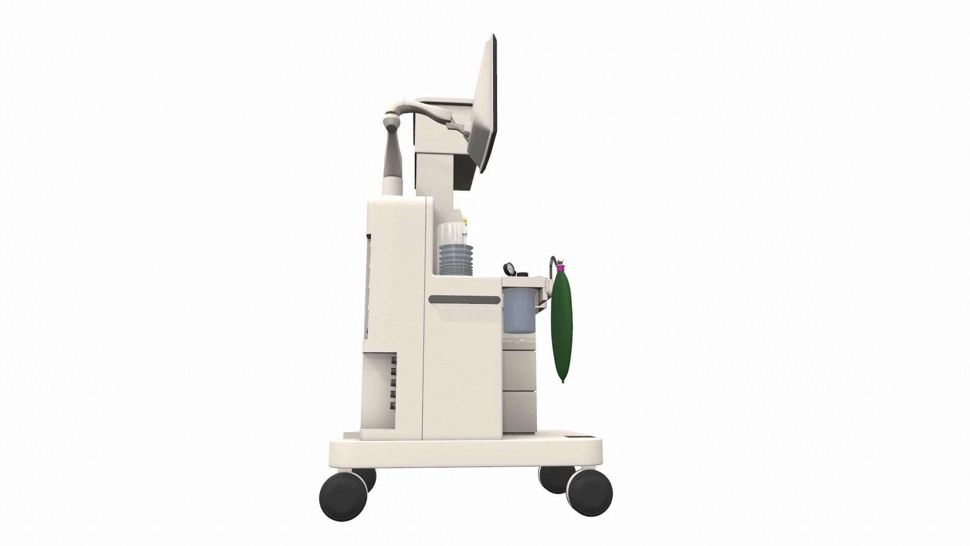 Medical anesthesia machine Sirius 3D model_2