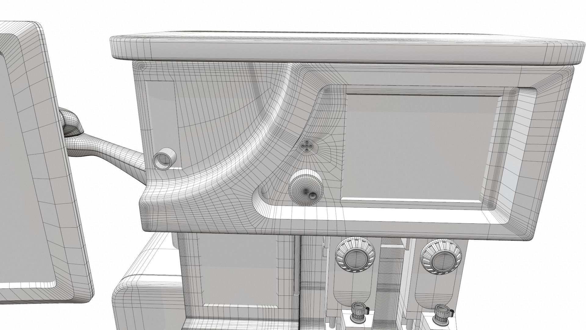 Medical anesthesia machine Sirius 3D model_31