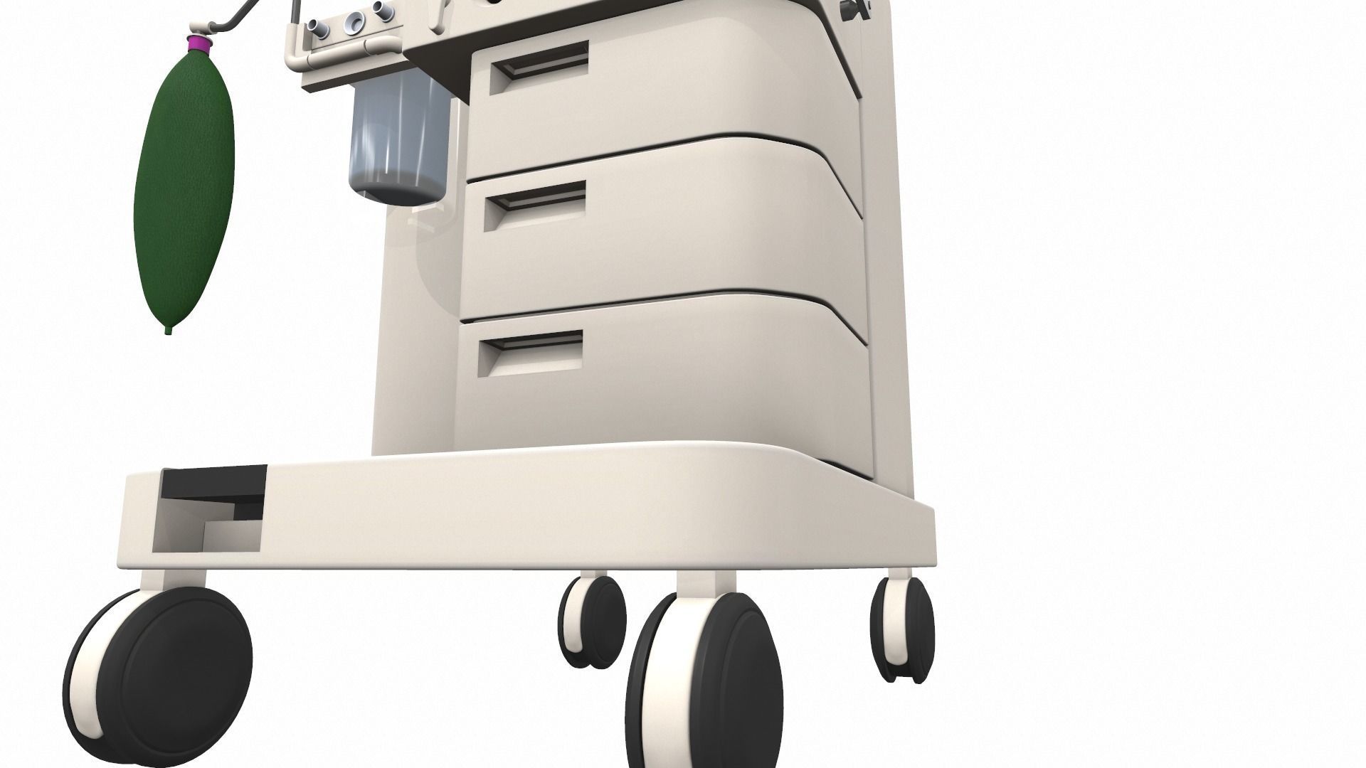 Medical anesthesia machine Sirius 3D model_7