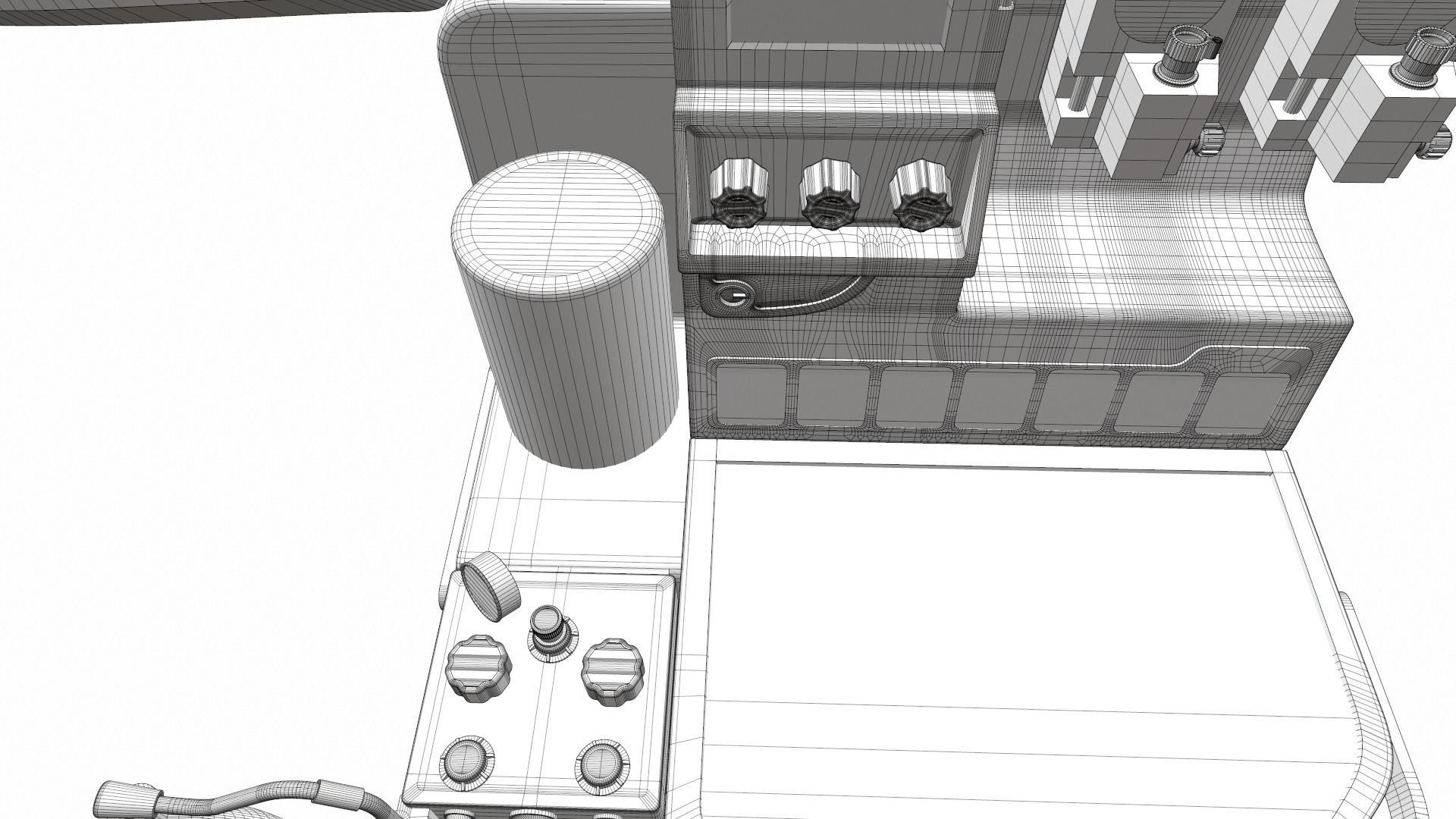 Medical anesthesia machine Sirius 3D model_32